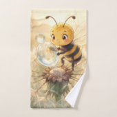 Goldene Hummel im Blütentanz.9 バスタオルセット (ハンドタオル)