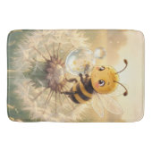 Goldene Hummel im Blütentanz.9 バスマット (正面)