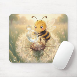 Goldene Hummel im Blütentanz.9 マウスパッド