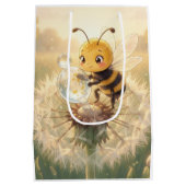 Goldene Hummel im Blütentanz.9 ミディアムペーパーバッグ (裏面)