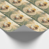 Goldene Hummel im Blütentanz.9 ラッピングペーパー (角)