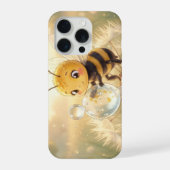 Goldene Hummel im Blütentanz.9 iPhoneケース (裏面)
