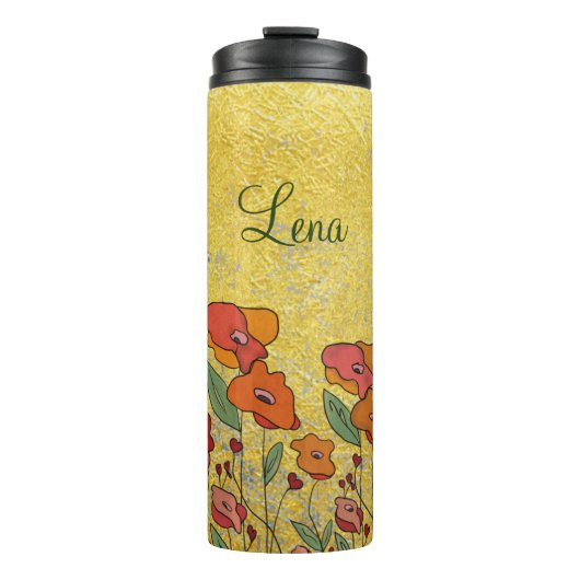 Goldene  kaffeetasse タンブラー (正面)