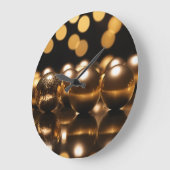 Goldene Kugeln 002 ラージ壁時計 (傾斜)