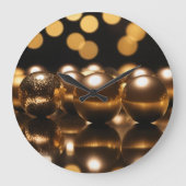 Goldene Kugeln 002 ラージ壁時計 (正面)