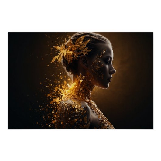 Goldene Natur – Elegante Verwandlung in Licht ポスター (正面)