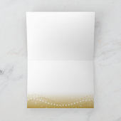 Goldene Weihnachten シーズンカード (内部)