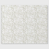 Goldene Zweige ラッピングペーパー (フラット)