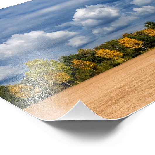 Goldener Herbst フォトプリント (角)