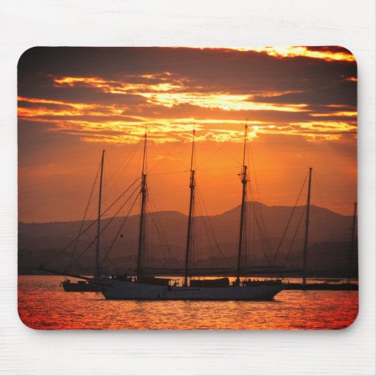 Goldener Sonnenuntergang マウスパッド (正面)