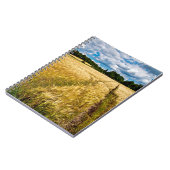 Goldenes Weizenfeld im Herbstlicht ノートブック (左側)