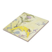 Goldenrodのアザミそして蜂 タイル (側面)