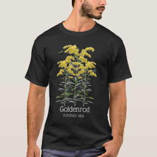 Goldenrod Solidago Wildflower and Polynators Tシャツ