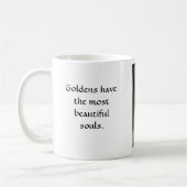 Goldensに最も美しい精神があります コーヒーマグカップ (左)