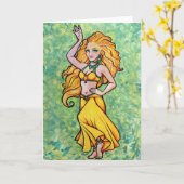 Goldens Belly Dancer                               カード (黄色い花)