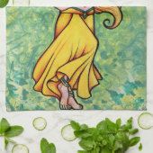 Goldens Belly Dancer                               キッチンタオル (折り畳み)