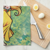 Goldens Belly Dancer                               キッチンタオル (四つ折り)