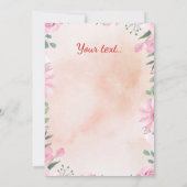 Golder Easter egg with photo 招待状 (裏面)