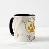 Golder Retriever Mom Custom Coffee Mug マグカップ (正面左)