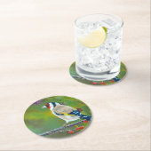 Goldern Finch Coaster ラウンドペーパーコースター (インサイチュ)