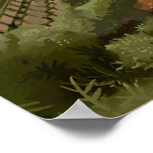 Golders Hill Park London Travel Poster ポスター (角)