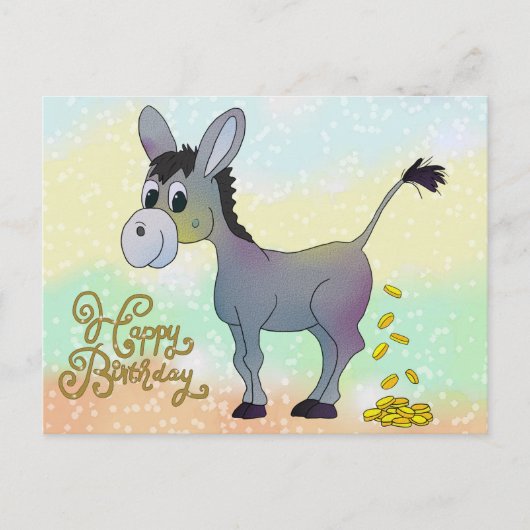 Goldesel Postkarte ポストカード (正面)