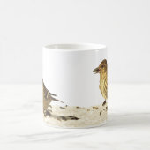 GoldfinchおよびマツSiskin コーヒーマグカップ (中央)