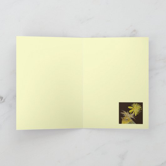 goldfinchカード(Mitzy) カード (内部)