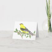 Goldfinchノートカ感動的ード カード (正面)
