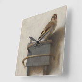 Goldfinch スクエア壁時計 (傾斜)