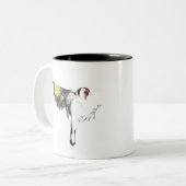 Goldfinch ツートーンマグカップ (正面左)