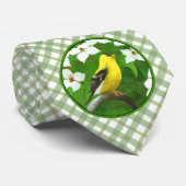 Goldfinch 絵画's – かわいいオリジナルドッグアート ネクタイ (ロール)