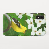 Goldfinch 絵画's – かわいいオリジナルドッグアート Case-Mate iPhoneケース (裏面(横))