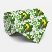 Goldfinch Painting - Cute Original Dog Art ネクタイ (ロール)