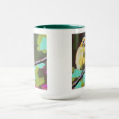 Goldfinch Painting - Gift for Bird Lovers マグカップ (中央)