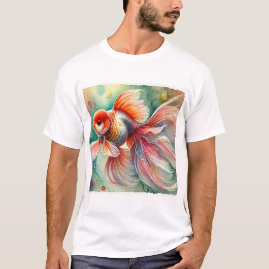 Goldfish 111024AREF114 - Watercolor Tシャツ (正面)