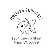Goldfish Arch Address セルフインキングスタンプ (デザイン)