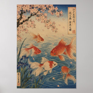 Goldfish Beneath the Cherry Blossoms ポスター