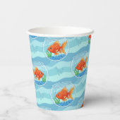 Goldfish Birthday Party Paper Cups 紙コップ (裏面)