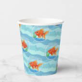Goldfish Birthday Party Paper Cups 紙コップ (正面)