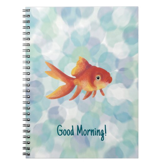 Goldfish Notizbuch im Watercolor+Style  ノートブック (正面)