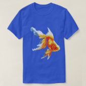 Goldfish Realistic Vector Cut Out Isolated Tシャツ (デザイン正面)