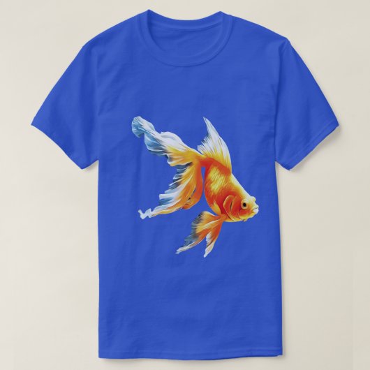Goldfish Realistic Vector Cut Out Isolated Tシャツ (デザイン正面)