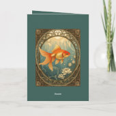 Goldfish Serenity Nowruz Celebration カード (裏面)
