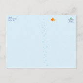 Goldfish Thank Youポストカード ポストカード (裏面)