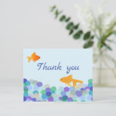 Goldfish Thank Youポストカード ポストカード (スタンド正面)