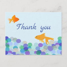 Goldfish Thank Youポストカード ポストカード