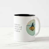 Goldfish with a Shark Fin Confetti ツートーンマグカップ (正面右)