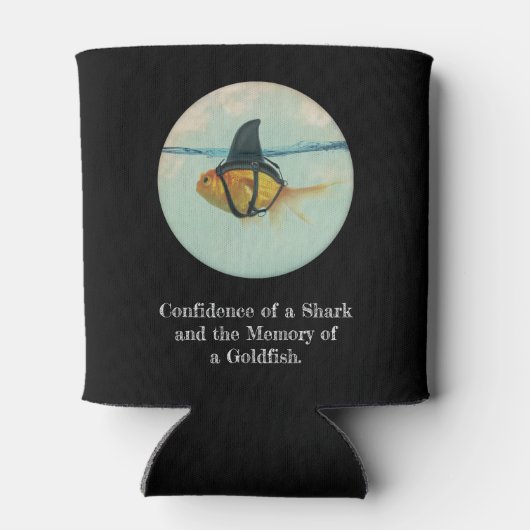 Goldfish with a Shark Fin Confetti 缶クーラー (裏面)