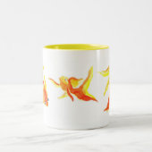 Goldfishies ツートーンマグカップ (中央)
